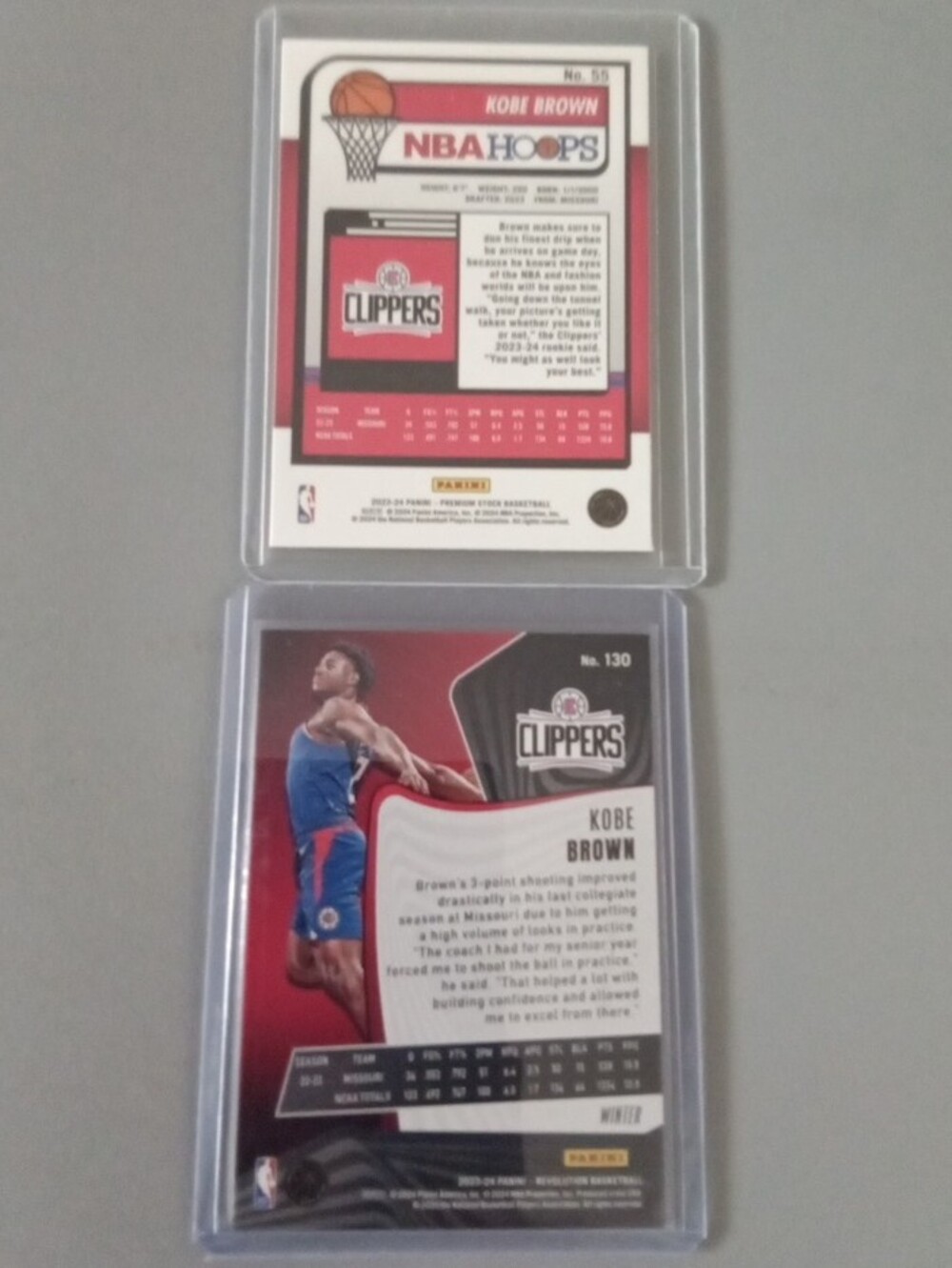 2 Card Kobe Brown Rc Lot. - Picture 2 of 6
